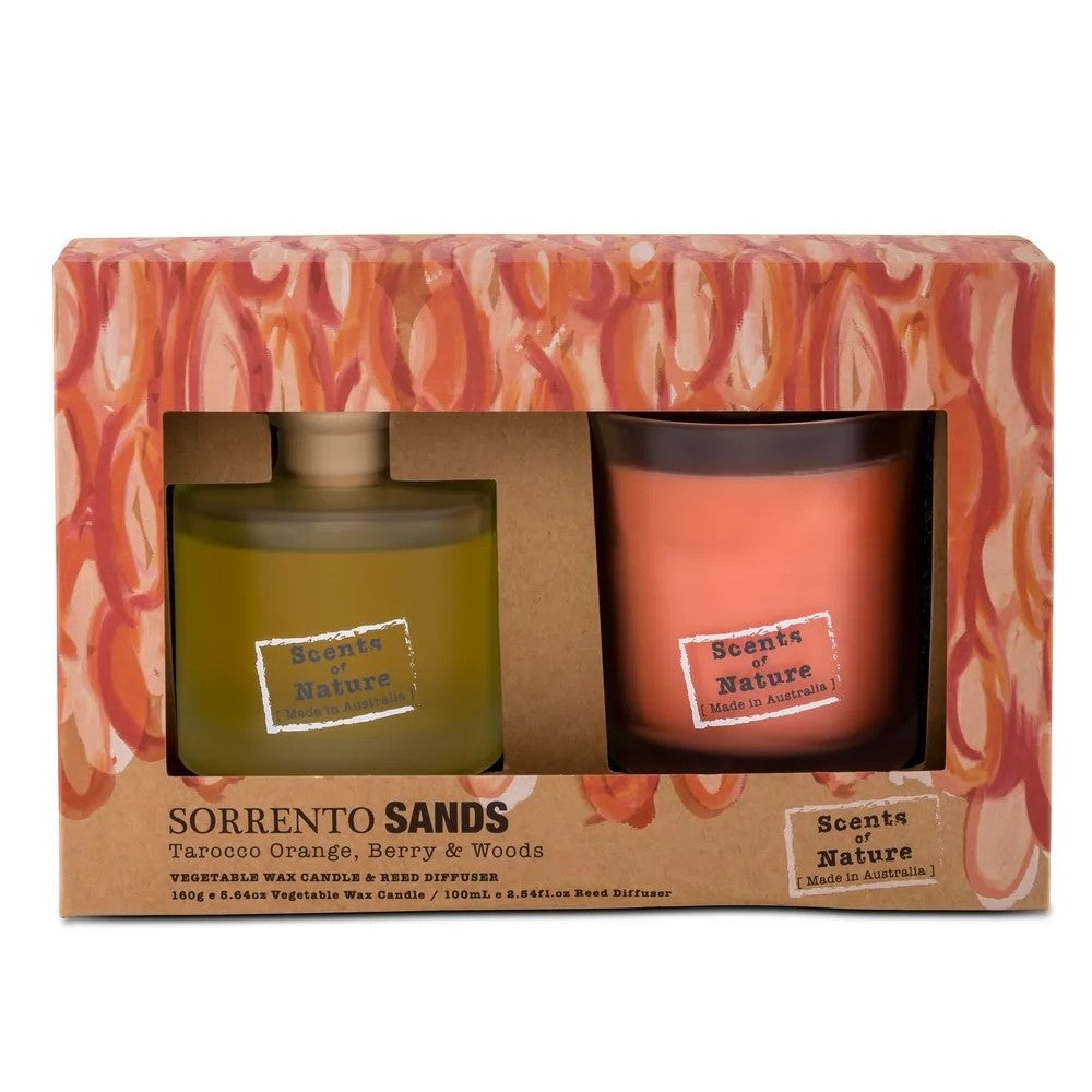 Set Hadiah Lilin & Reed Sorrento Sands