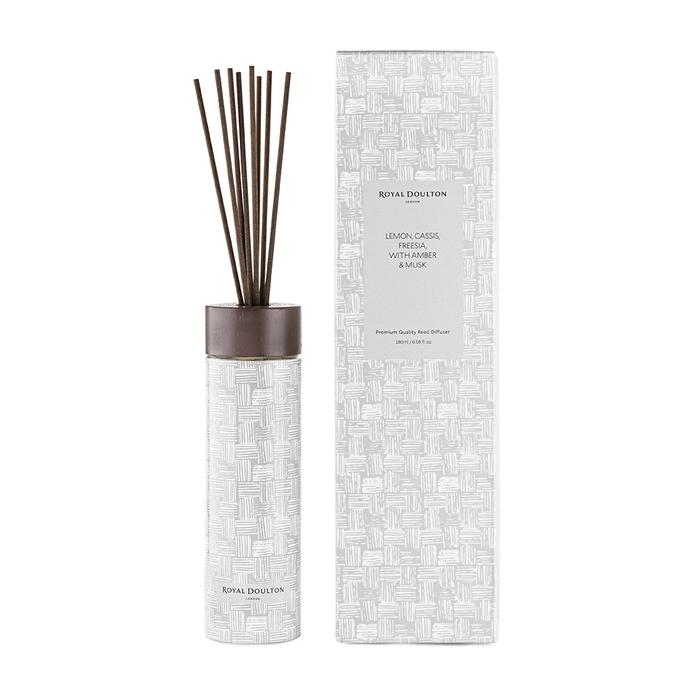 Lemon, Cassis, Freesia with Amber & Musk Reed Diffuser