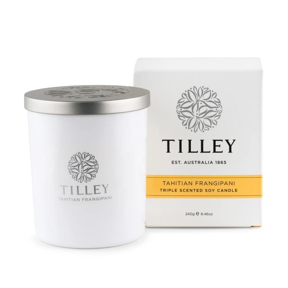 Tahitian Frangipani Triple Scented Soy Candle