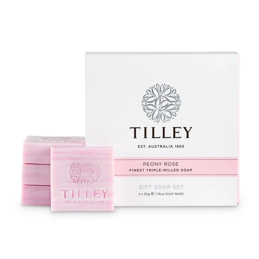 Gift Soap Set Peony Rose