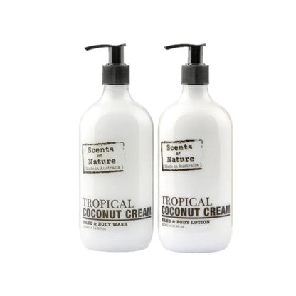 Tropical Coconut Cream Wash & Lotion Gift Pack