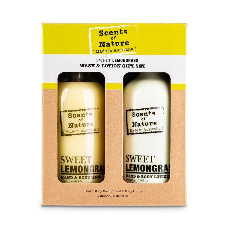 Sweet Lemongrass Wash & Lotion Gift Pack